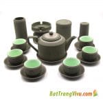 Bộ sản phẩm tử sa xanh – Phúc lộc thọ và phụ kiện