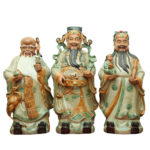 Tượng Tam Đa – Men rạn – Cao 100cm