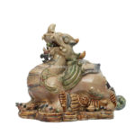 Tượng Tì Hưu – men rạn cổ – cao 27cm