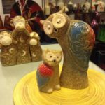 Bộ cú đôi gốm sứ cao cấp