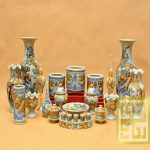Bộ đồ thờ men rạn số 5