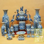 Bộ đồ thờ men rạn số 6